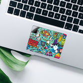 Blue Abstract TrackPad Skin